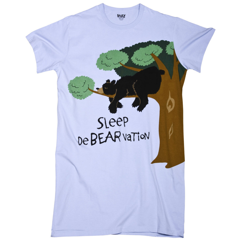 f:id:COMACHI:20120517121911j:plain Lazy One(レイジーワン)ナイトシャツ Sleep DeBEARvation