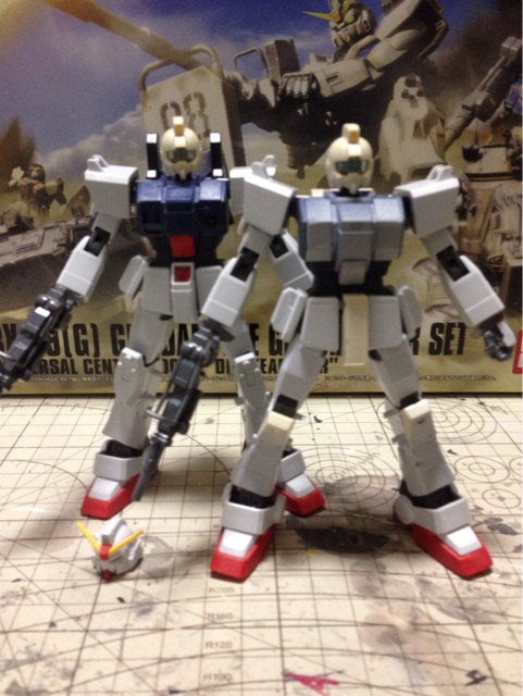 陸戦型ジム&ジムヘッド(ジム頭) 陸戦型ジム&ジムヘッド(ジム頭)