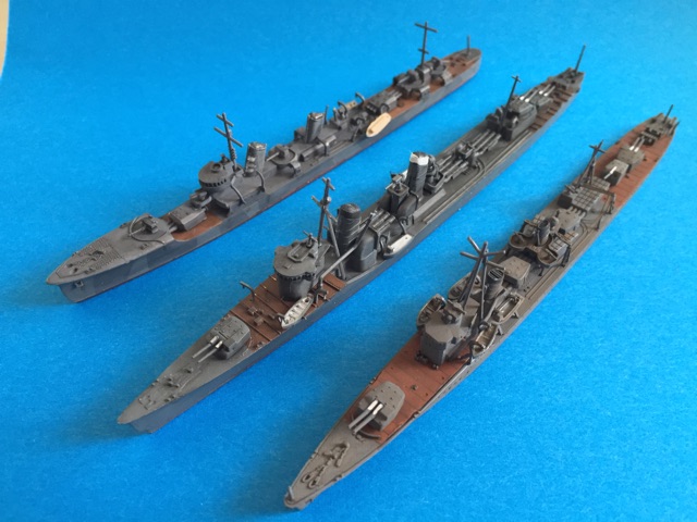 1/700 ウォーターラインシリーズ 日本海軍 駆逐艦 夕立 製作記