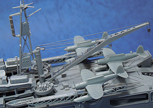 タミヤ「1/350 日本海軍重巡洋艦 利根」（その4