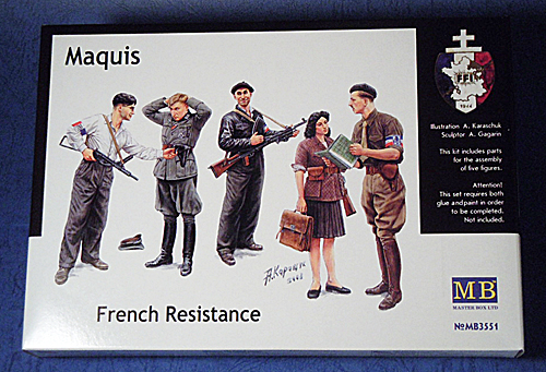 マスターボックス「1/35 フランス レジスタンス 1944年 ドイツ