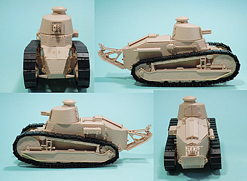 MENG「1/35 フランス軽戦車 ルノーFT17 鋳造砲塔