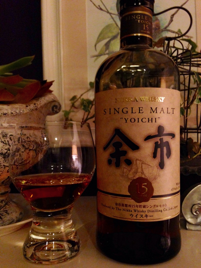 余市ヘビリーピーテッド・余市15年比較 - 夜は琥珀色 ～家飲み