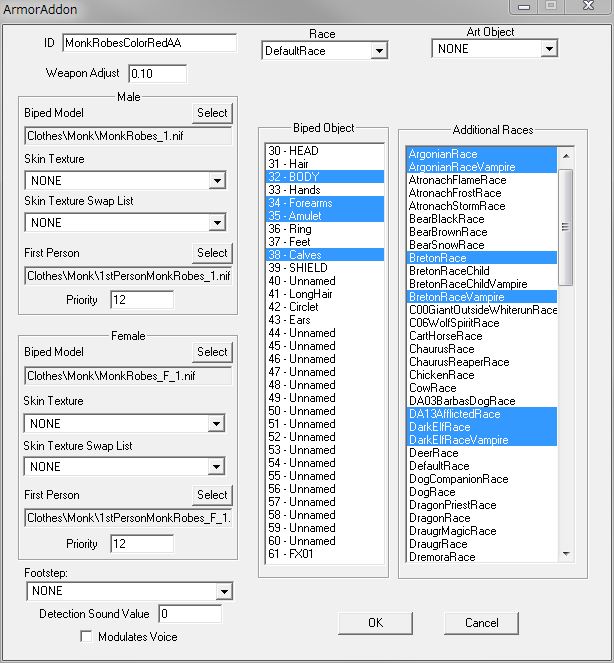 HoodedRobeのArmorAddon2
