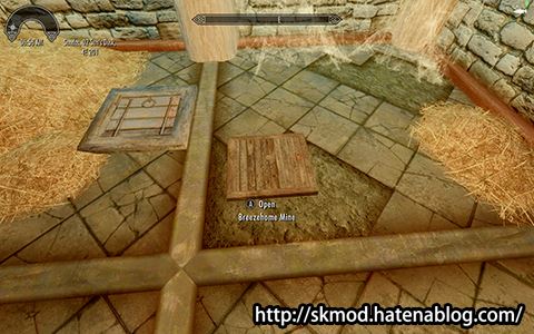 Skyrimで移動したフタを確認