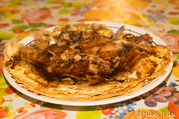 大阪名物イカ焼きを焼いてみました - Mfotosのブログ