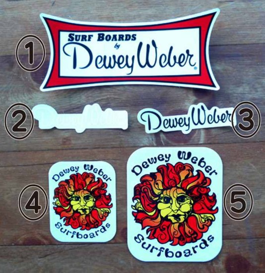 DEWEY WEBER」のステッカーが入荷しました。 - シーコング店長ブログ