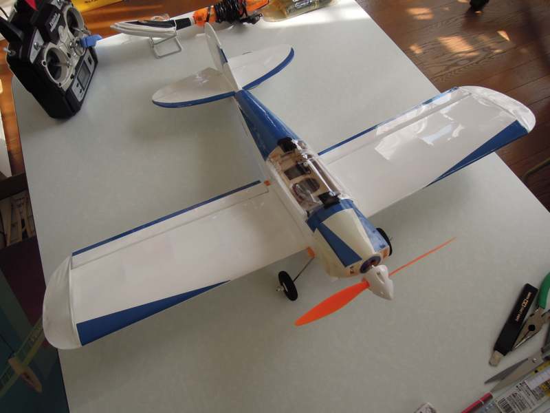 ラジコン飛行機　自作機　受信機付き ナベさんの気ままなラジコン日記」（429）～OMEGA-Eの製作③