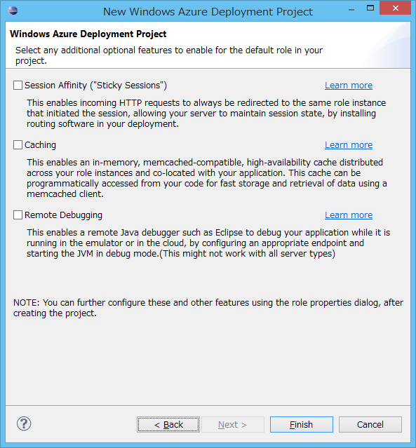 Windows Azure Plugin for Eclipse with Java を使ってWindows AzureでJettyを複数イン ...