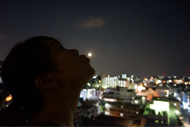 f:id:aico_recipe:20140910172048j:plain スーパームーンにキス