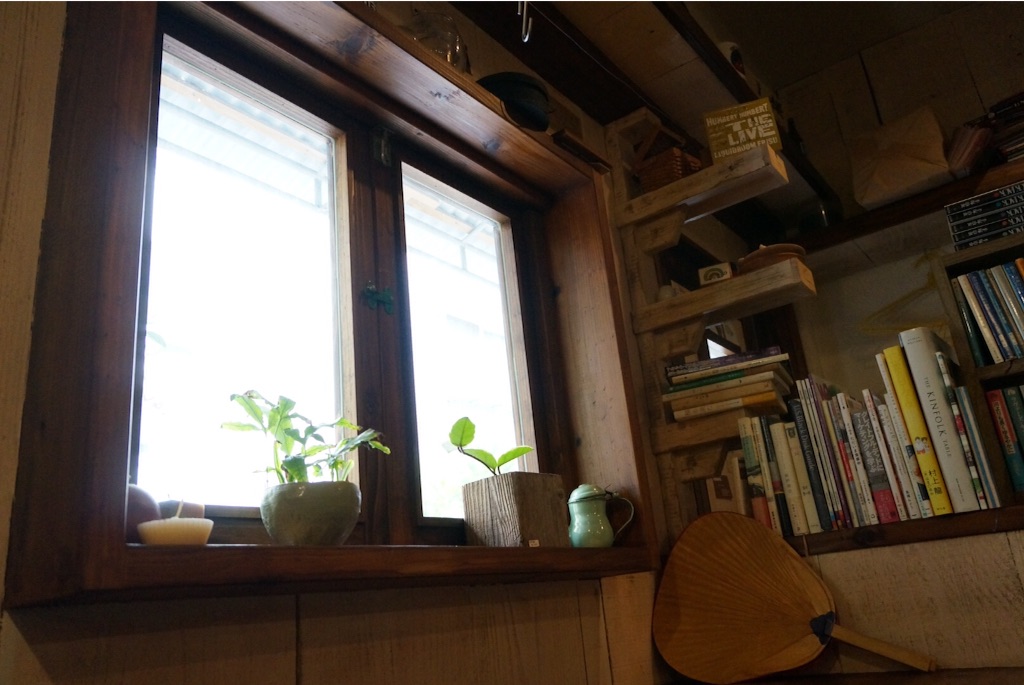 窓からの木漏れ日 窓からの木漏れ日