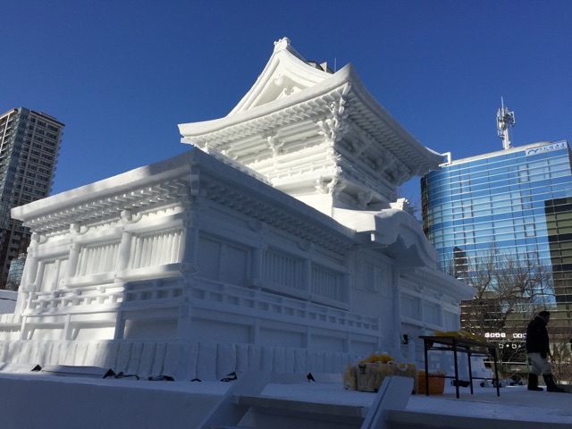 66g 札幌雪まつり2015 首里城