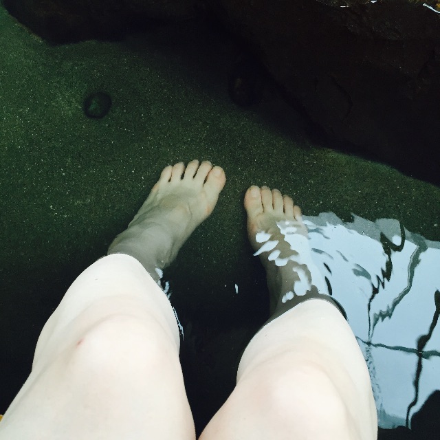 鹿児島空港 足湯