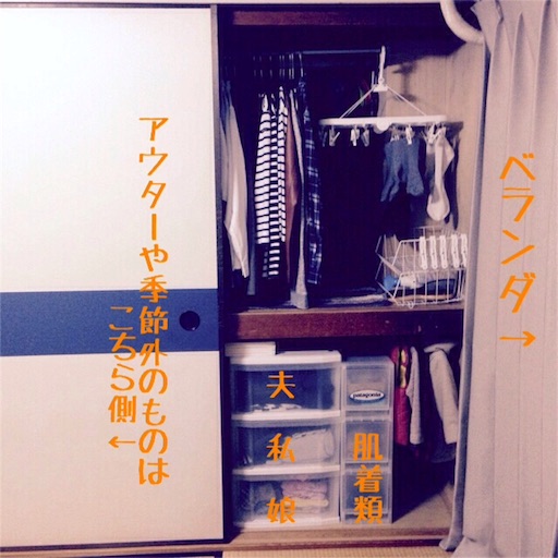 ミニマリストのクローゼット