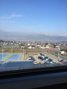 4階の窓からの風景