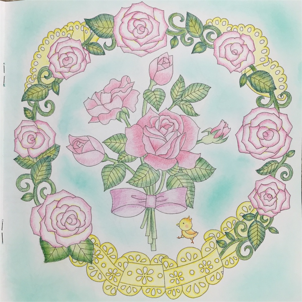 花の国完成 - 塗り絵に夢中なみぃぷぅの日々