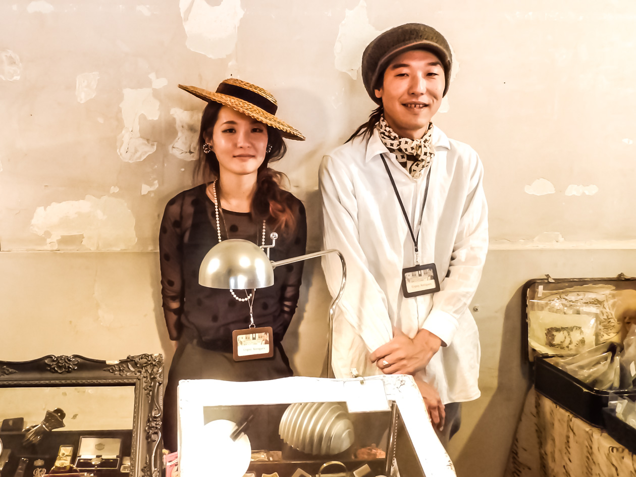 仲の良さそうなGypsy antiquesのお二人