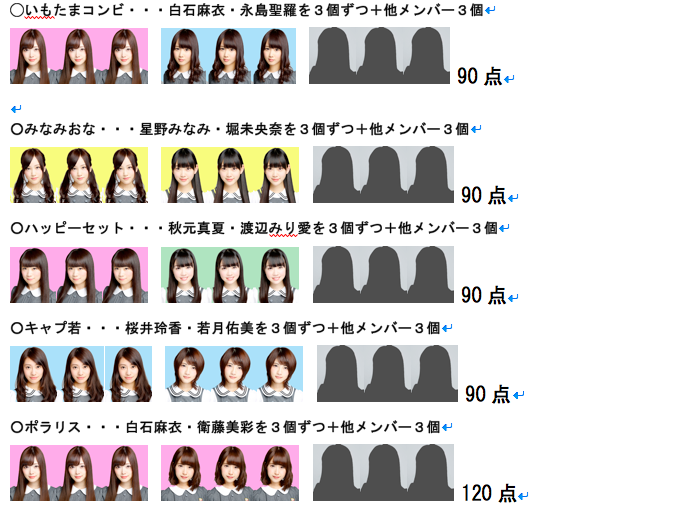 乃木坂ドンジャラの 役 公開 別冊ボニー アイドル