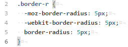 Compass Border Radius Compass Border Radius