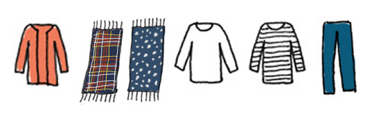服のイラスト