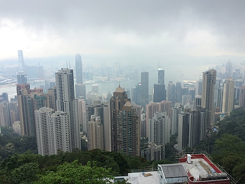 香港の景色は ヴィクトリアピークから