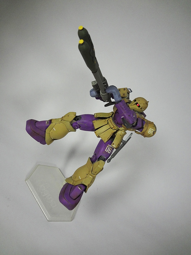 HGオリジンザク改造完成品 HG ザクI(オリジン版・デニム機) 製作記⑤(完成) | 模型大隊戦闘日誌