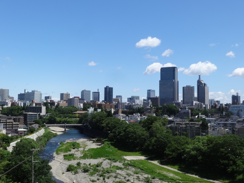鹿落坂からの仙台都心部の風景 - いまちず！ imachizu.com