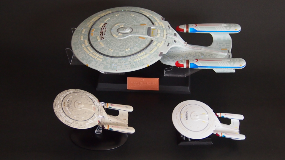 アオシマ　スカイネット　スター　トレック　エンタープライズD U.S.S. エンタープライズD 模型レビュー - スタートレック