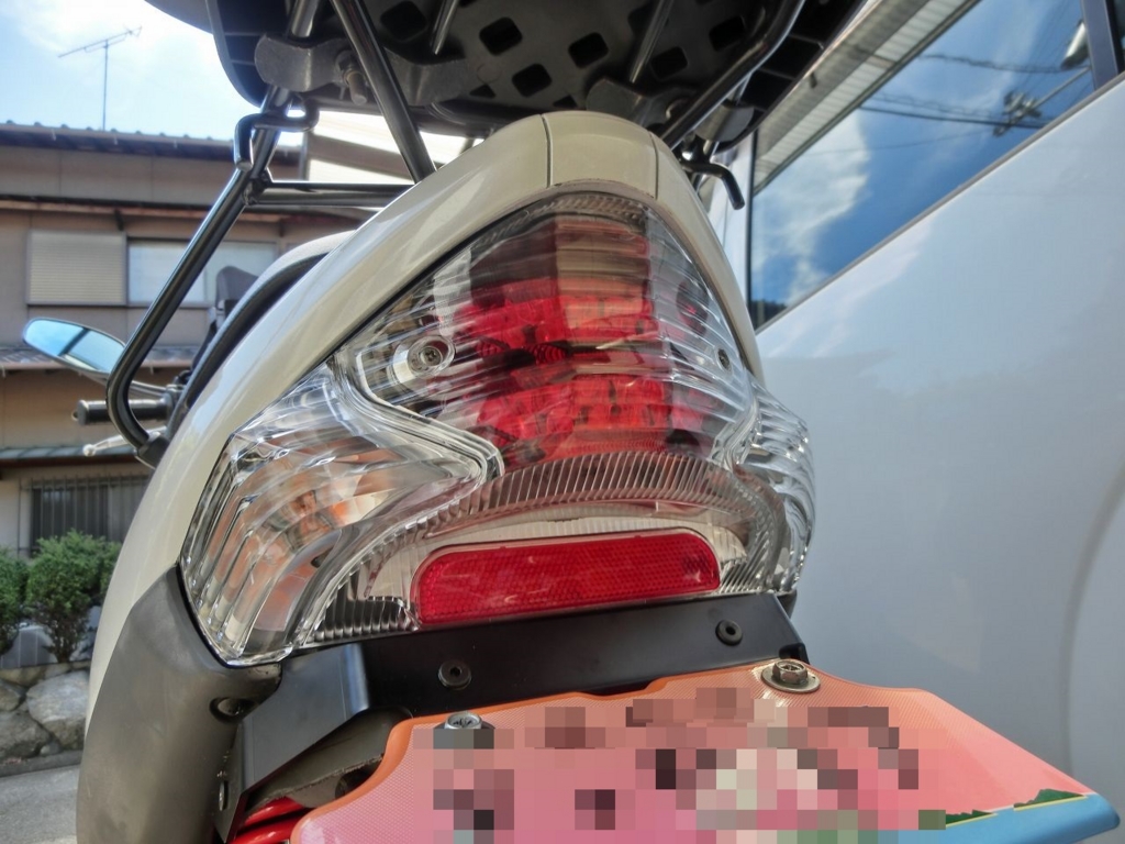 しアドレスv125g 加工テール LEDテールランプDC化加工（スズキ アドレスV125G）by まっくす