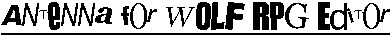 Antenna for WOLF RPG Editor