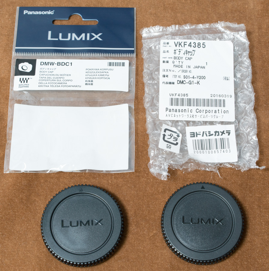 LUMIXボディキャップDMW-BDC1とVKF4385 - fortia's レビュー