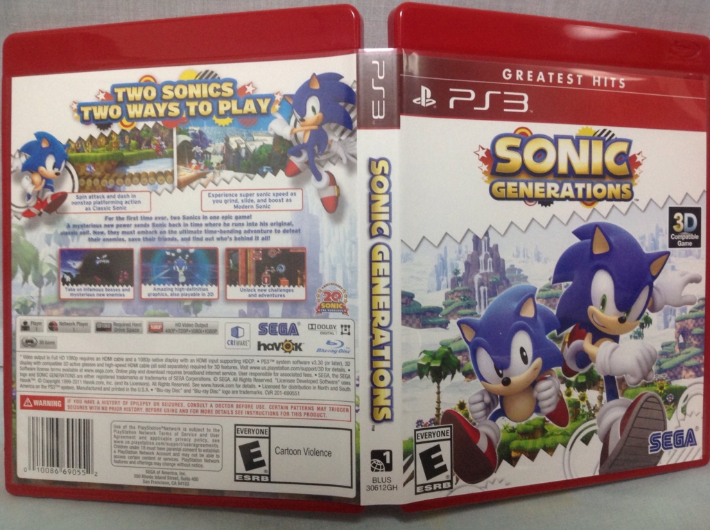 SONIC GENERATIONS (「ソニック ジェネレーションズ 白の時空