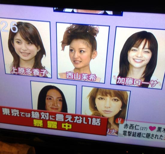 赤西仁の過去の恋人