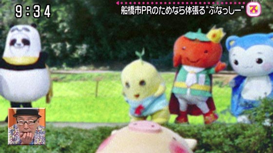 千葉県船橋市のゆるキャラ「ふなっしー」