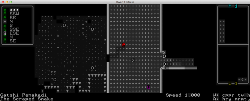 Dwarf Fortressちょっとやってみる フォントを変えてみる Programmer S Note