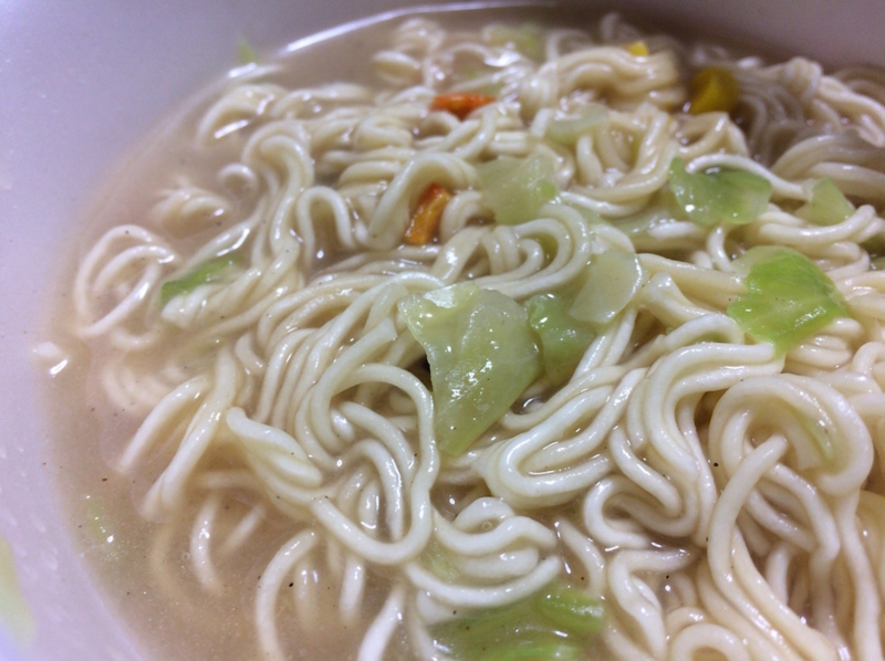 湯切りなし！まぜてとろ〜り やわらか皿うどん出来上がり