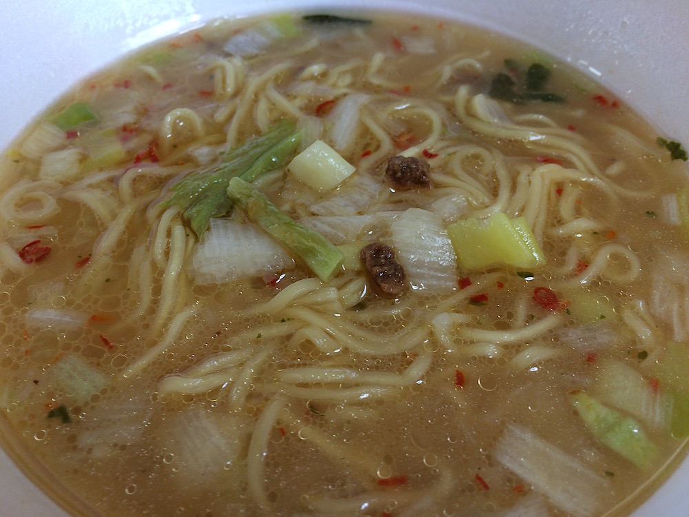 麺ニッポン 信州味噌ラーメン　出来上がり