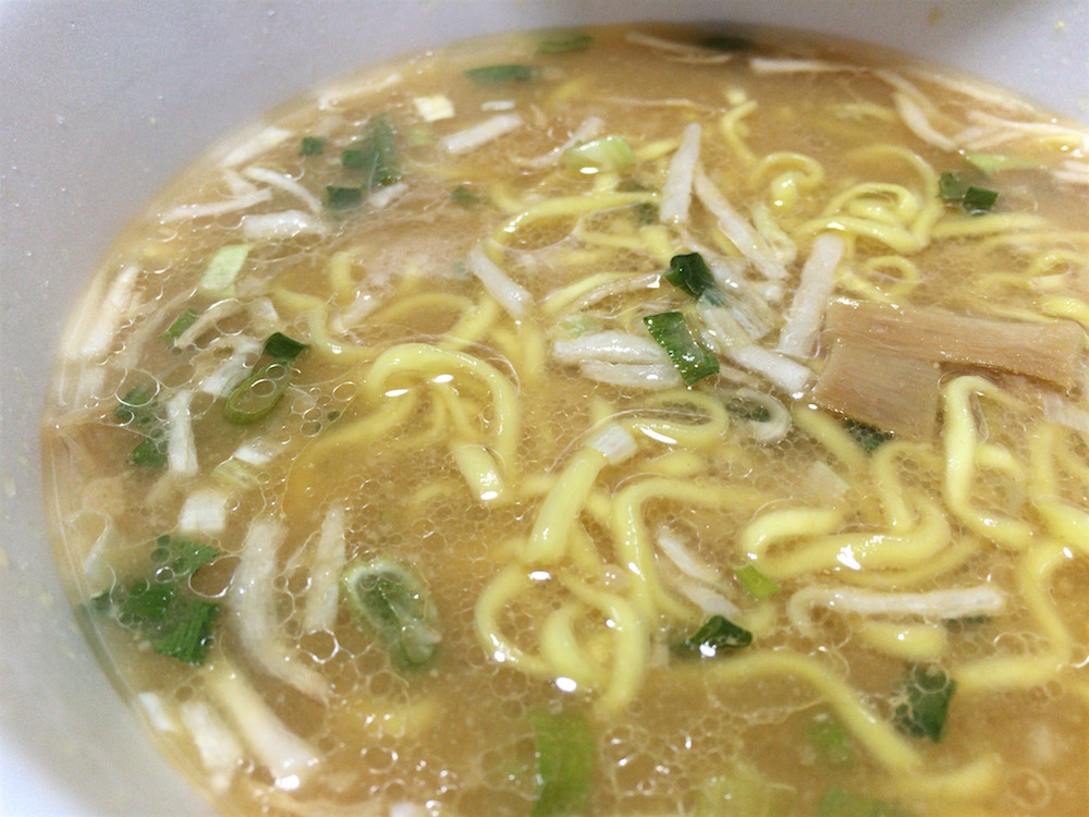 なりたけ監修みそラーメン 出来上がり