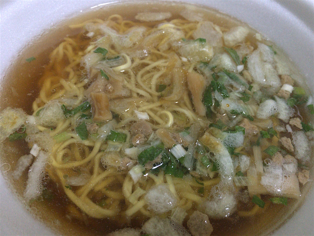 渡辺製麺 八王子みんみんラーメン しょうゆ味 出来上がり