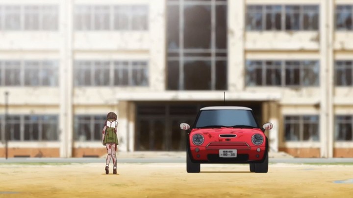 がっこうぐらし 12話 みーくんが振り返ったゾンビ2
