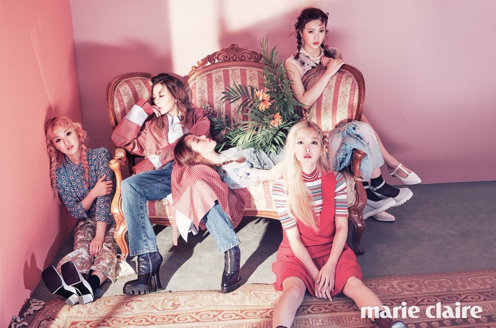 '16.04 Red Velvet "Marie Claire”インタビュー和訳 - ザッピング