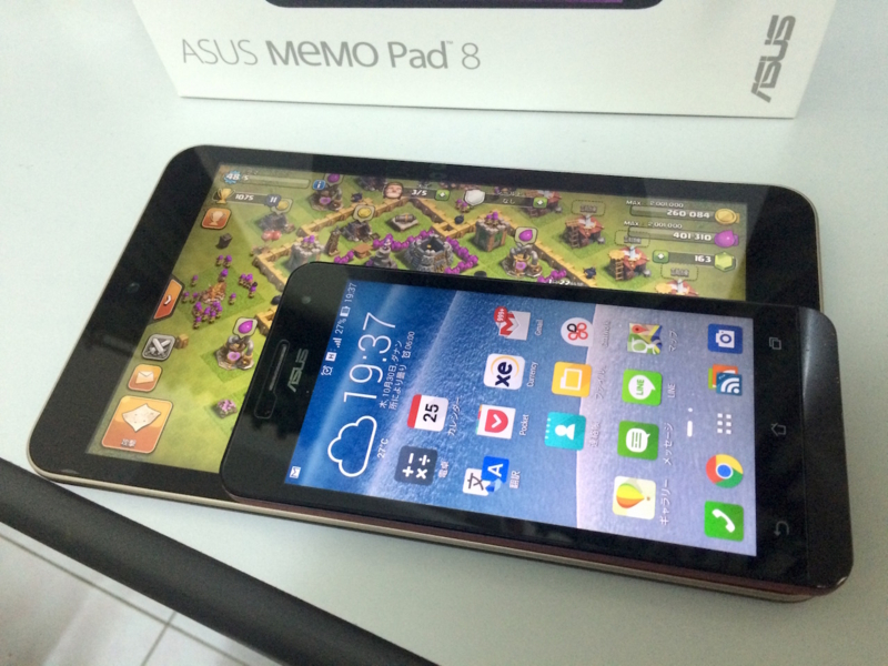 ASUS MeMO Pad 8 (ME181CX) レビュー カットマンマニアの卓球ブログ