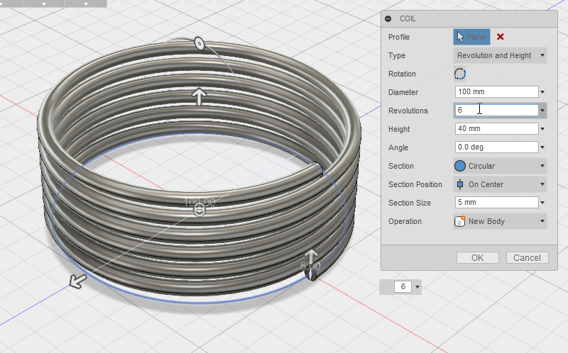 f:id:isopro:20150315023938p:plain 3DCAD Fusion360 CREATE Coil 使い方