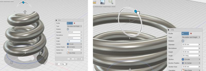 f:id:isopro:20150315024811p:plain 3DCAD Fusion360 CREATE Coil 使い方