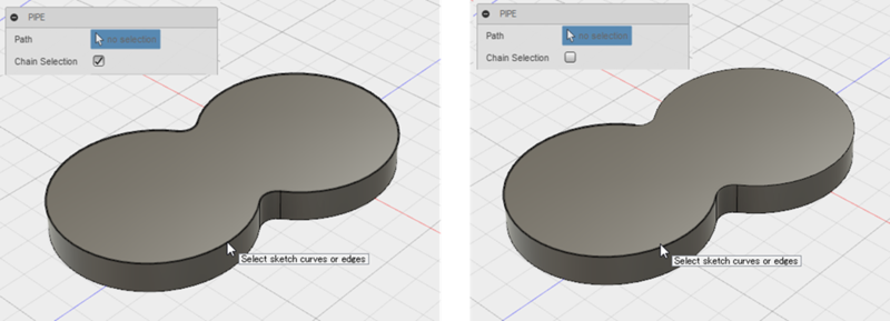 f:id:isopro:20150316070106p:plain 3DCAD Fusion360 CREATE Pipe 使い方