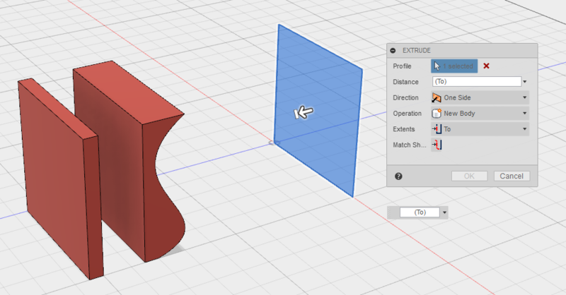 f:id:isopro:20150316100143p:plain 3DCAD Fusion360 CREATE Extrude 使い方