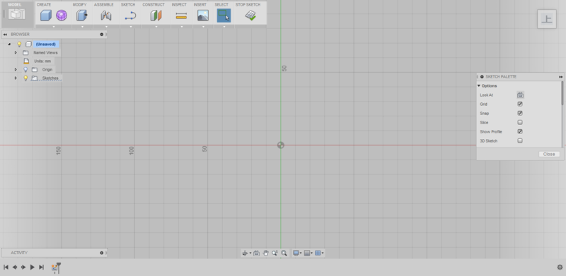 f:id:isopro:20150317170359p:plain 3DCAD Fusion360 スケッチの始め方