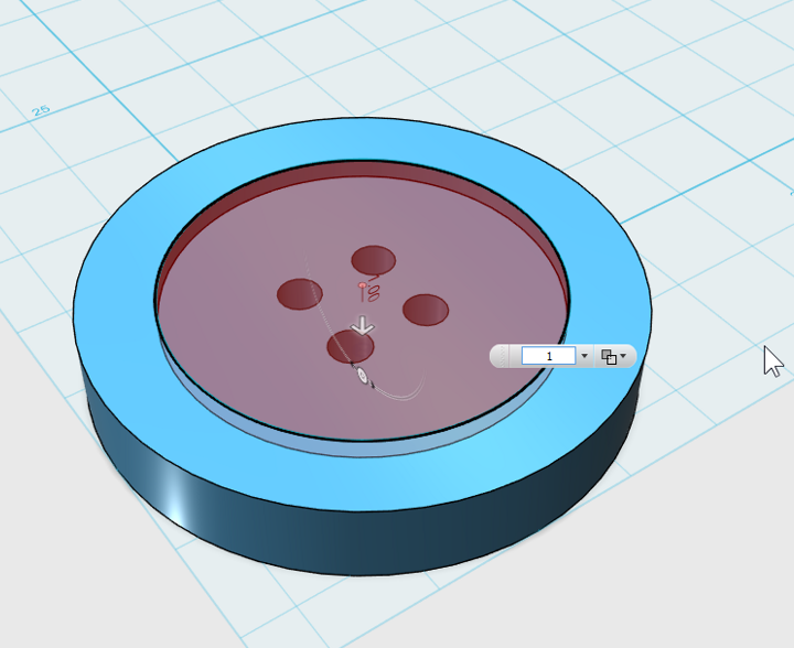 f:id:isopro:20150401220100p:plain 【チュートリアル】3DCAD 123D Design ボタン Part3