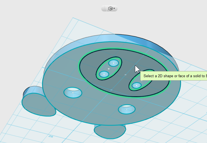 f:id:isopro:20150409135512p:plain 【チュートリアル】3DCAD 123D Design キャラクターボタン Part3