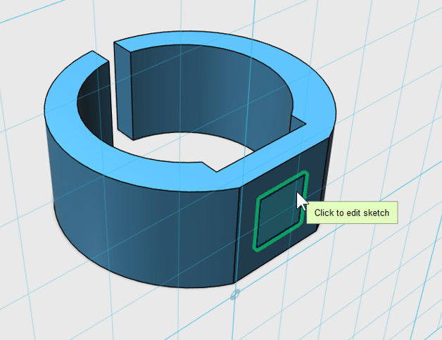 f:id:isopro:20150411172224p:plain 【チュートリアル】3DCAD 123D Design ボタン指輪 Part2
